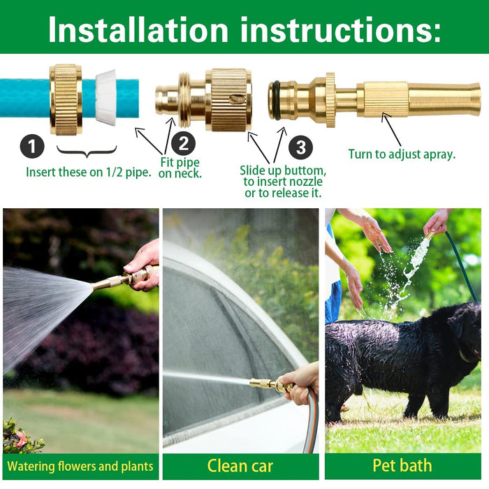High Pressure Brass Nozzle Water Sprayer