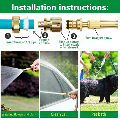 High Pressure Brass Nozzle Water Sprayer
