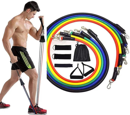 11 Pcs Ultimate Fitness Resistance Band Pack